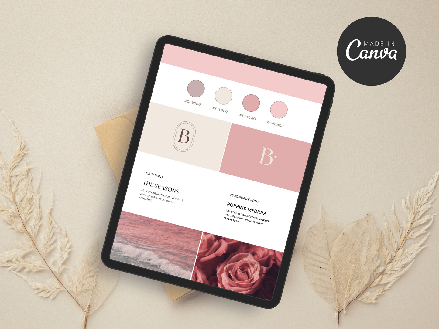 Brand Board Canva Template
