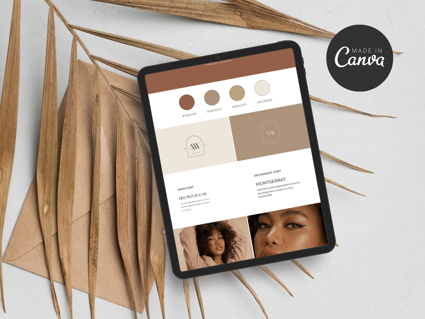 Brand Board Canva Template