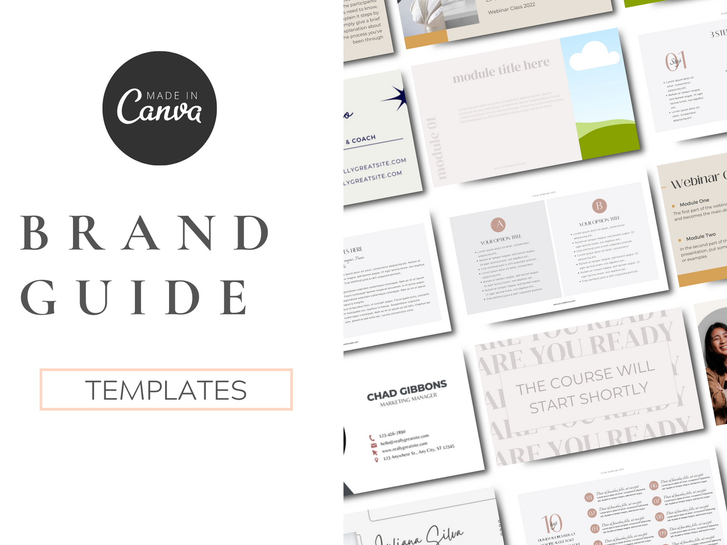 Brand Guidelines Presentation Canva