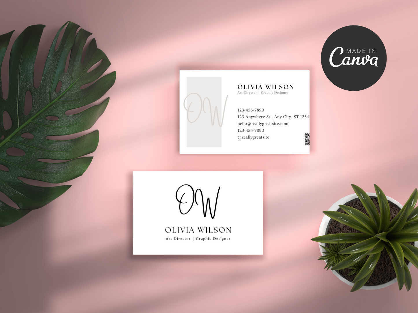 Business Card Canva Template