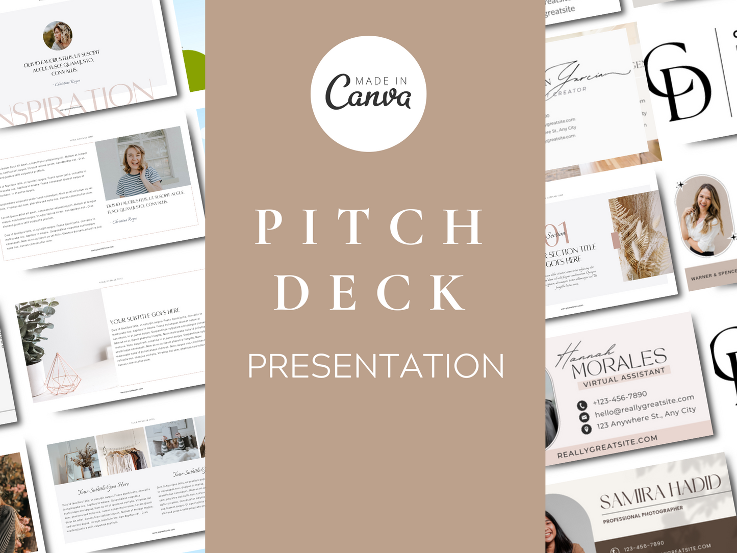 Canva Business Pitch Deck Presentation
