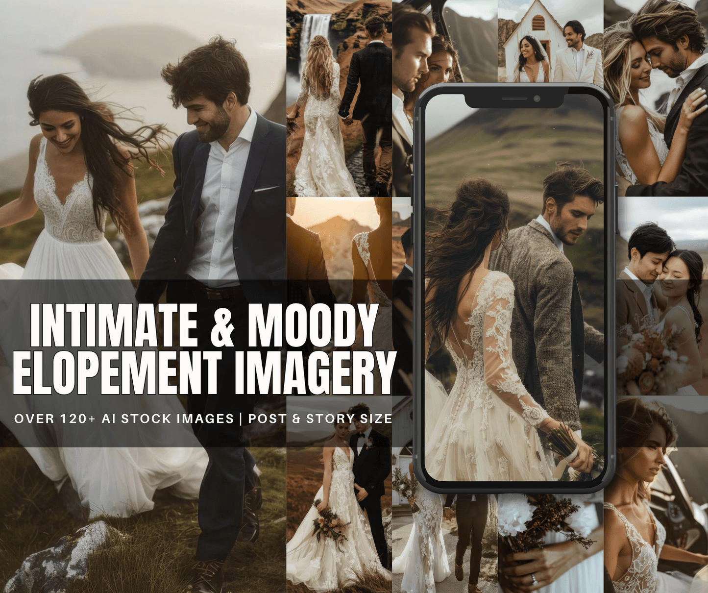 INTIMATE & MOODY ELOPEMENT IMAGERY - MRR+PLR