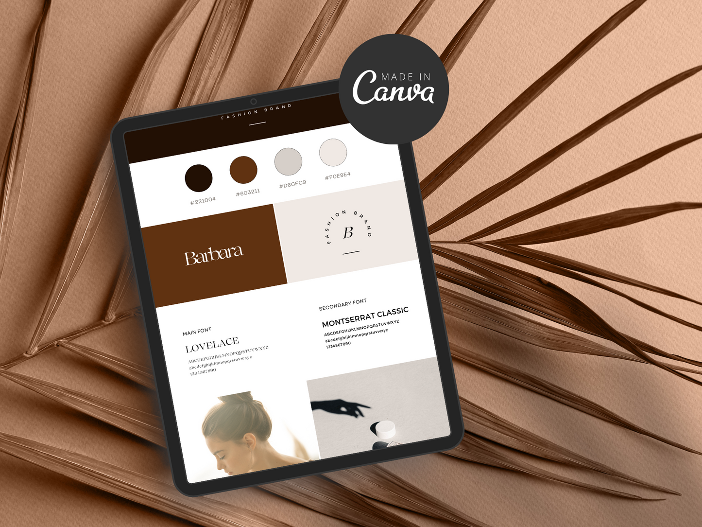 Brand Board Canva Template