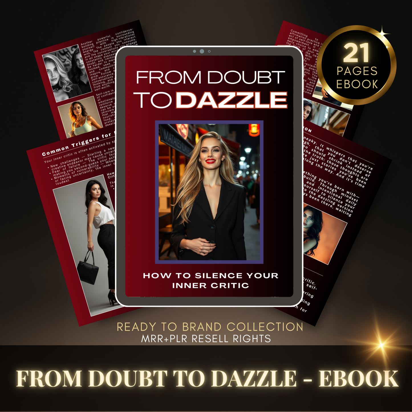 From Doubt to Dazzle EBook - MRR/PLR