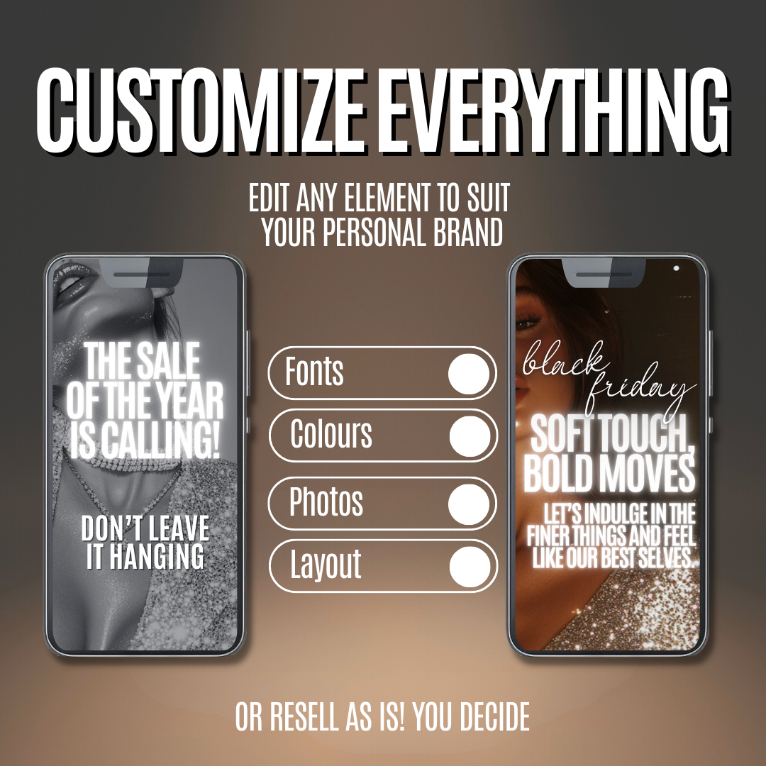 Black Friday Social Content - MRR+PLR - V1