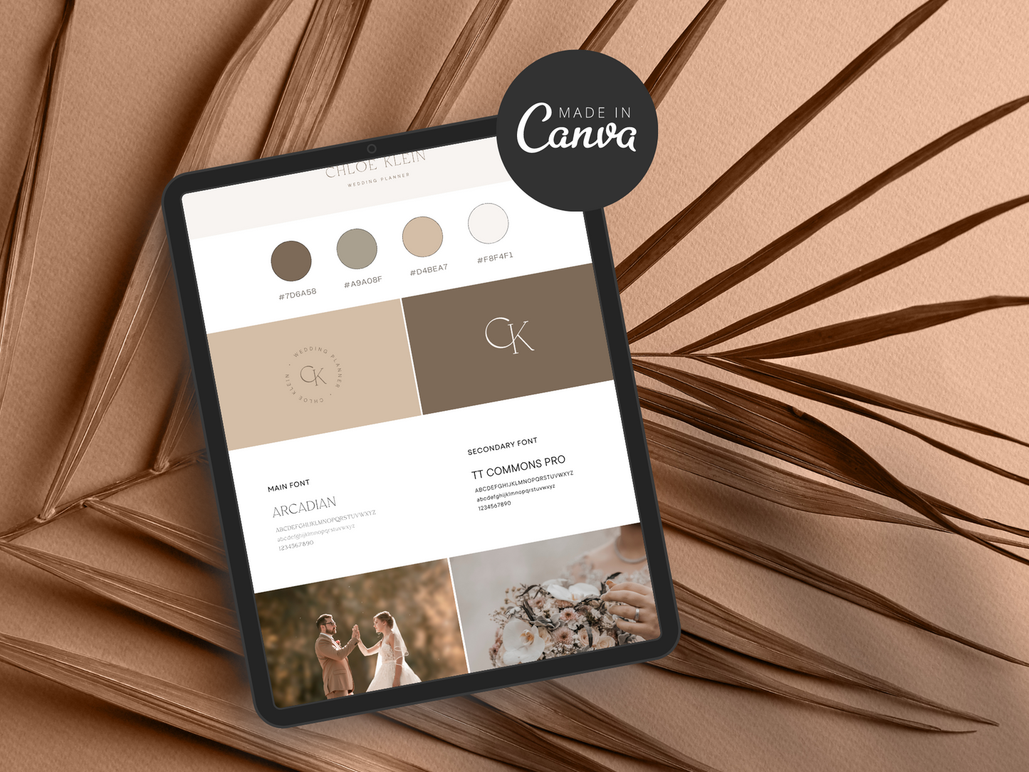Brand Board Canva Template