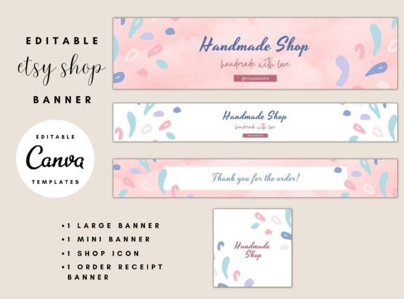 Colorful Etsy Shop Kit MRR+PLR Resell rights