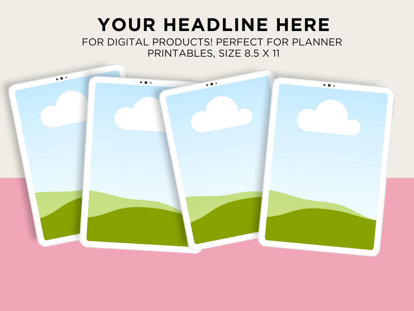 35 Tablet Mockup for Digital Products MRR+PLR Resell rights