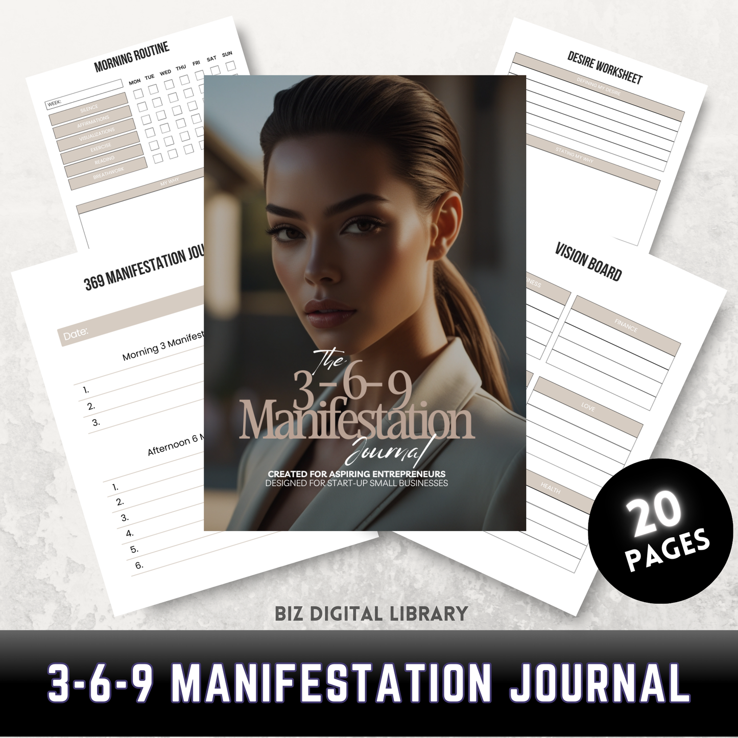 3-6-9 Manifestation Journal MRR+PLR