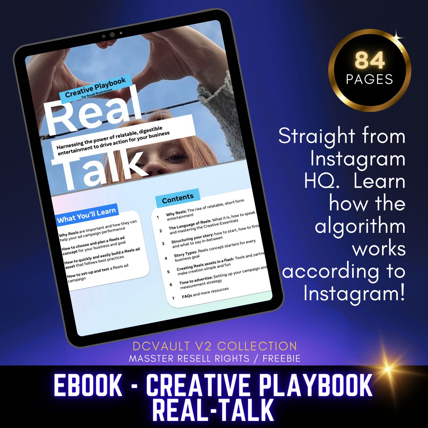 Ebook - Creative Playbook Real-Talk For Small Businesses MRR FREEBIE