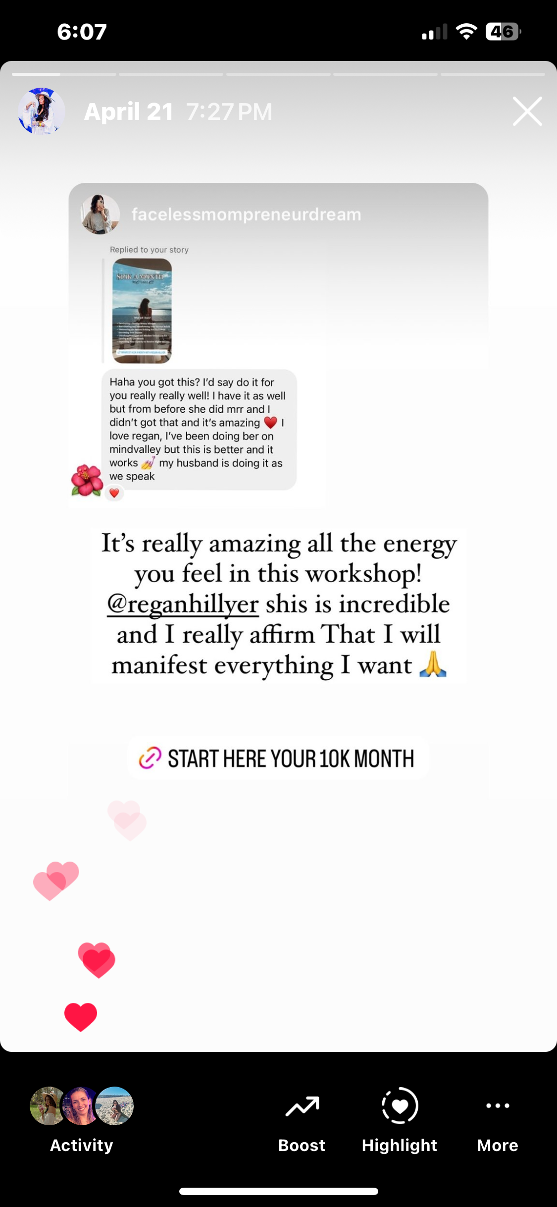 10k a Month Mindset Video Training Masterclass - with Regan Hillyer - with MRR Master resell rights