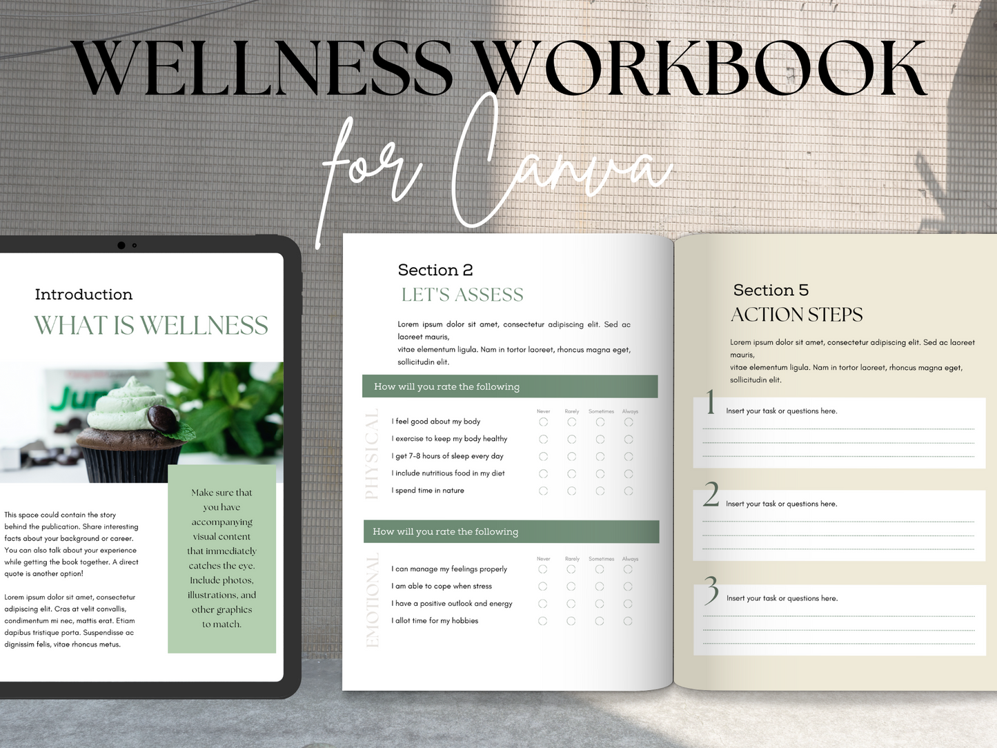 Workbook Template Canva MRR+PLR Resell rights