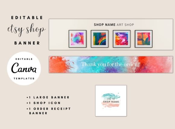 Wall Art Etsy Shop Templates MRR+PLR Resell rights