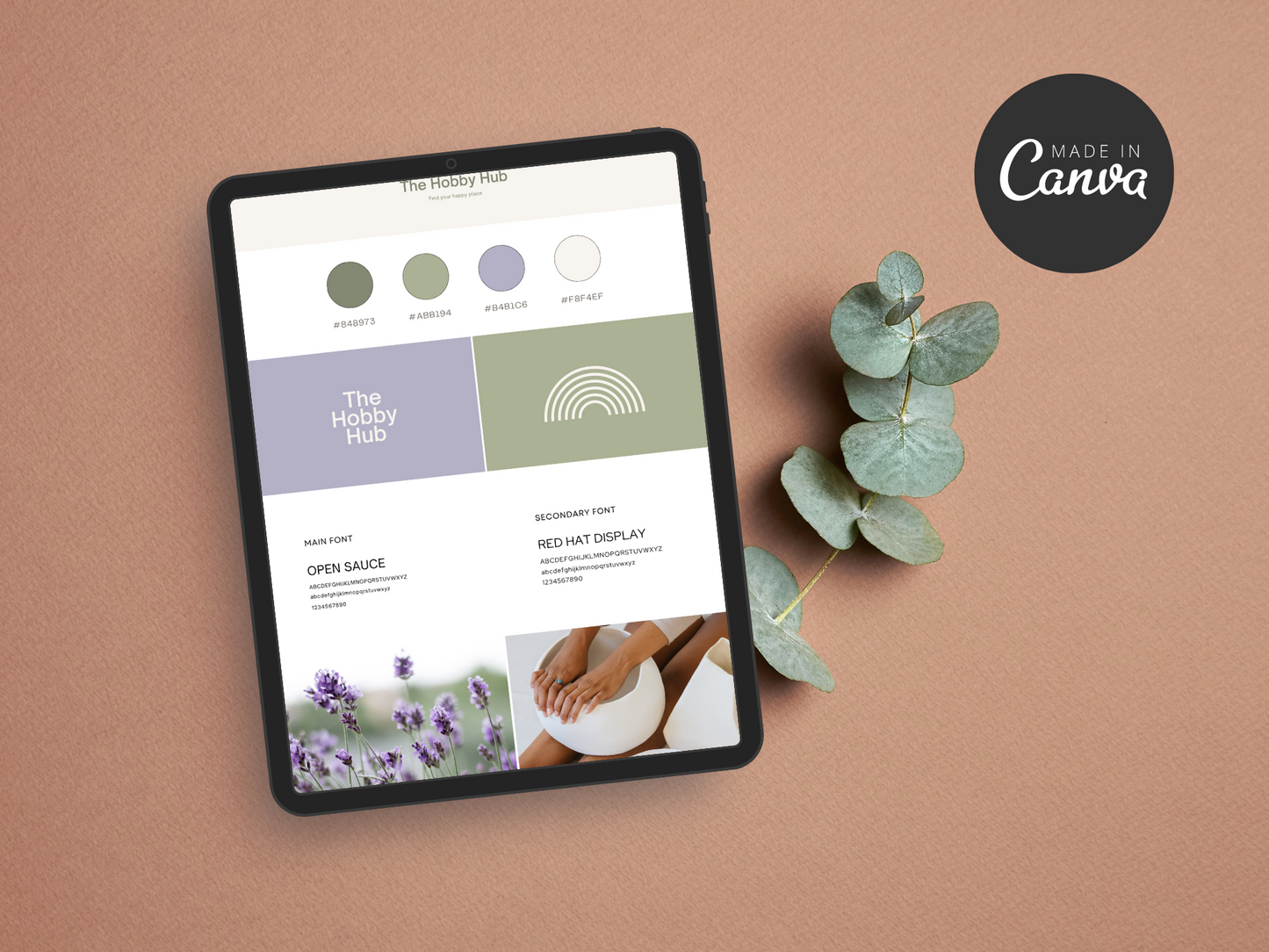 Brand Board Canva Template