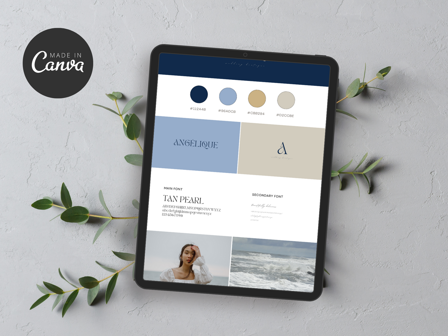 Brand Board Canva Template