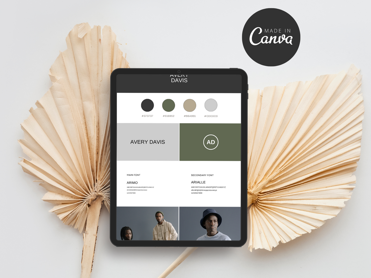 Brand Board Canva Template