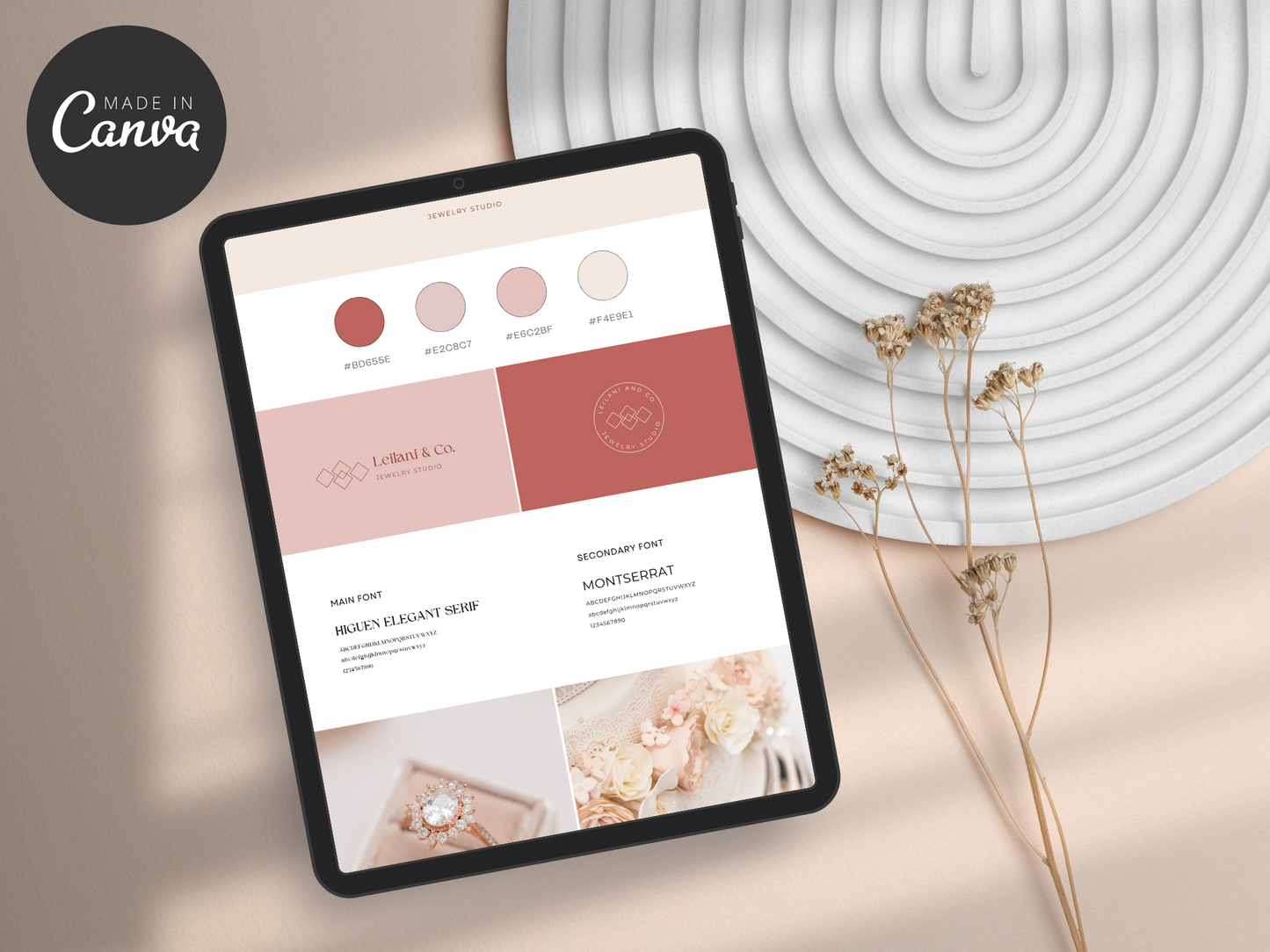 Brand Board Canva Template