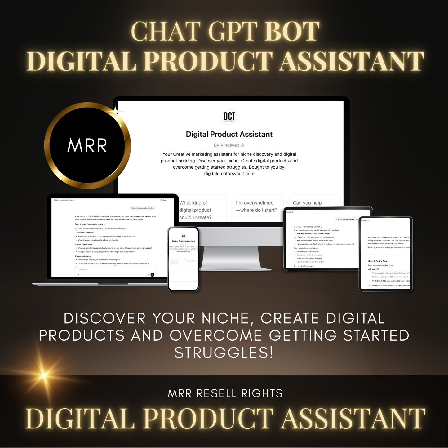 Chat GPT BOT - Digital Product Assistant - MRR