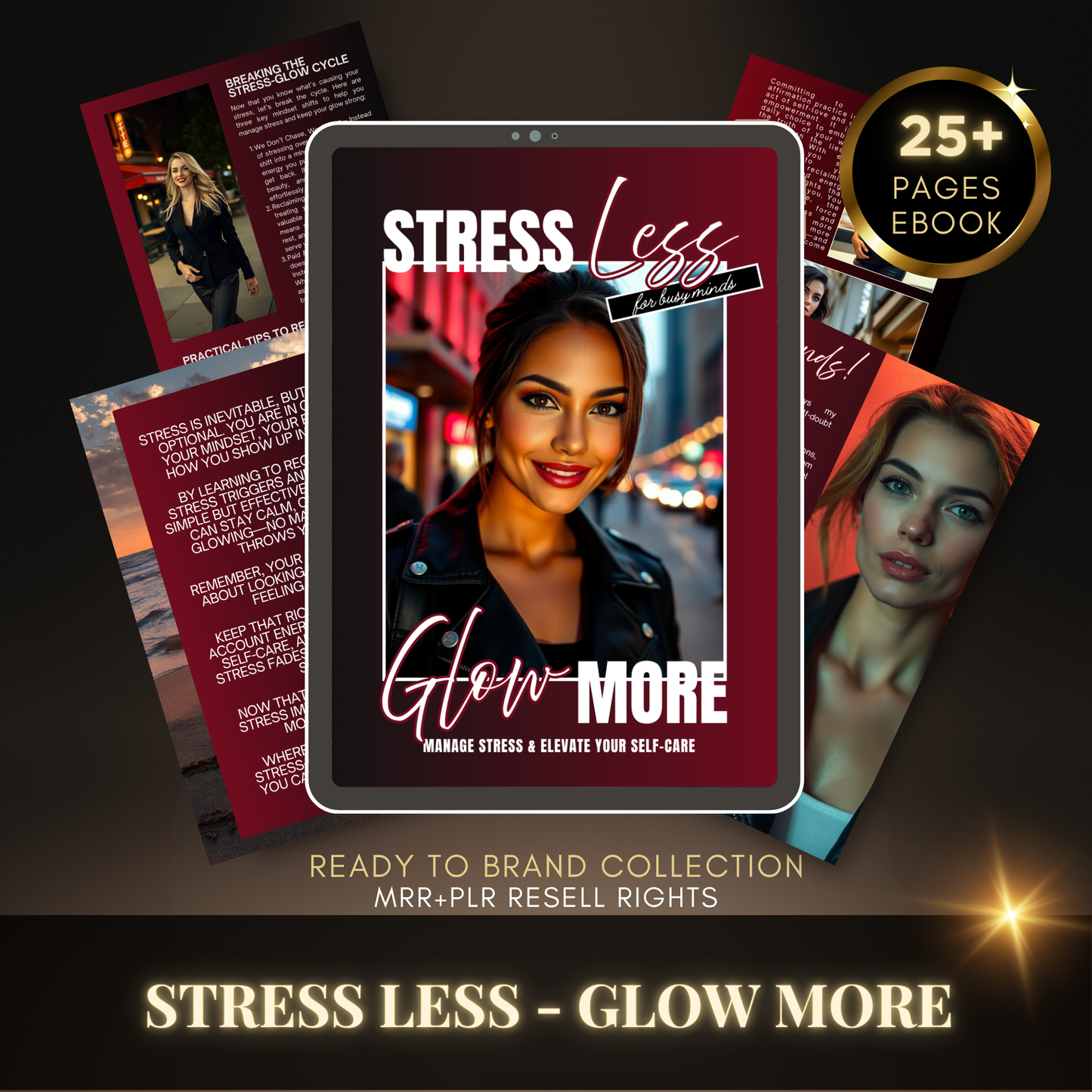 Stress Less Glow More - MRR/PLR