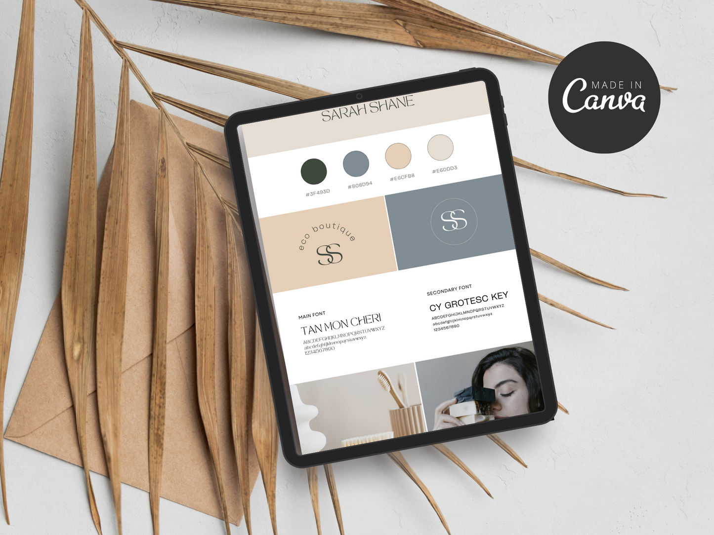 Brand Board Canva Template