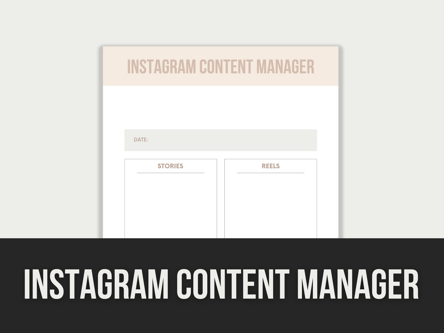 instagram content manager - MRR Products Vault