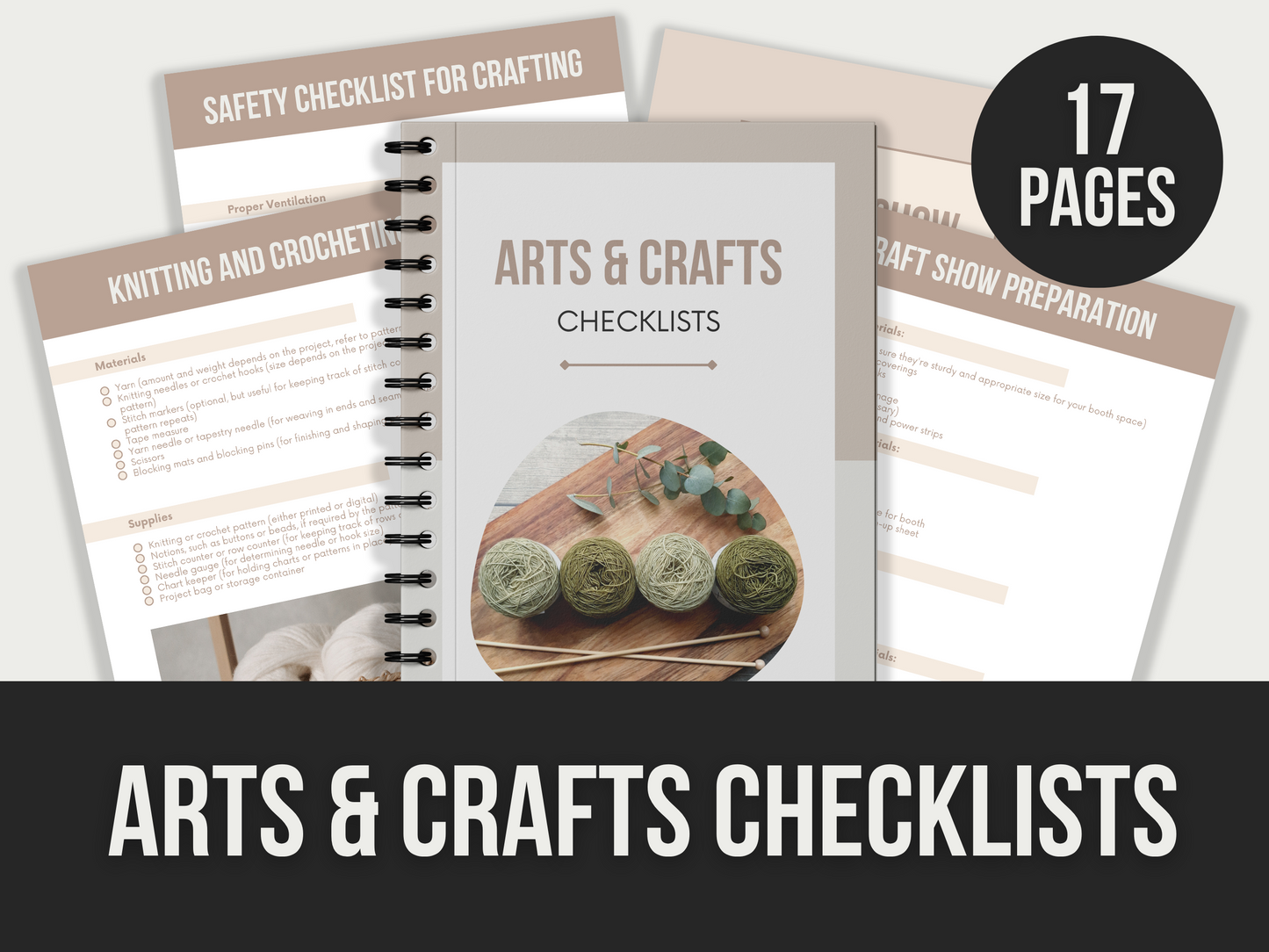 arts & crafts checklists - MRR Products Vault