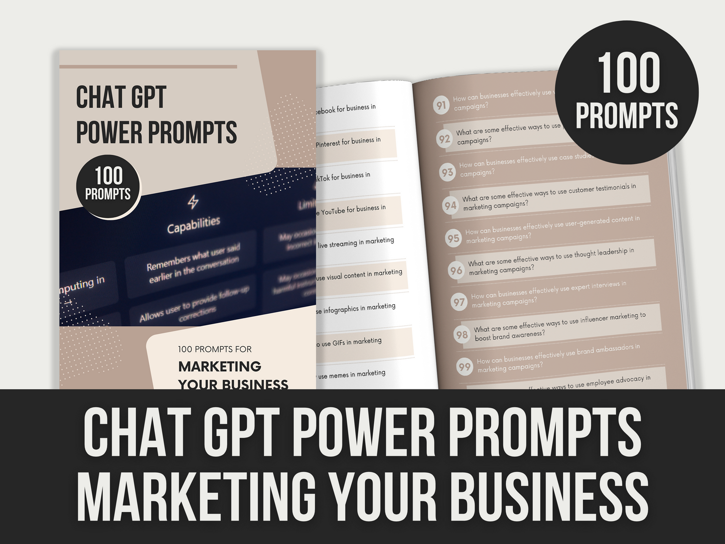 chatgpt power prompts marketing your business - MRR Products Vault