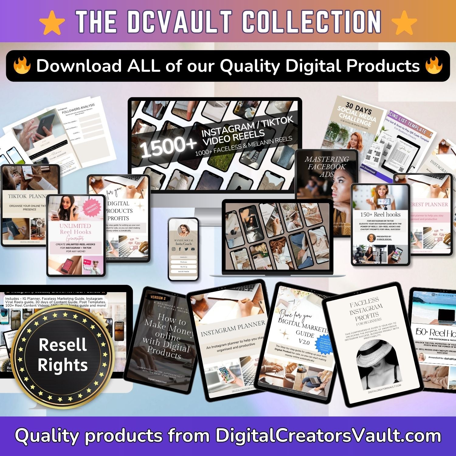 DCVault Collection v1 & v2 – MRR Products Vault (Shop)