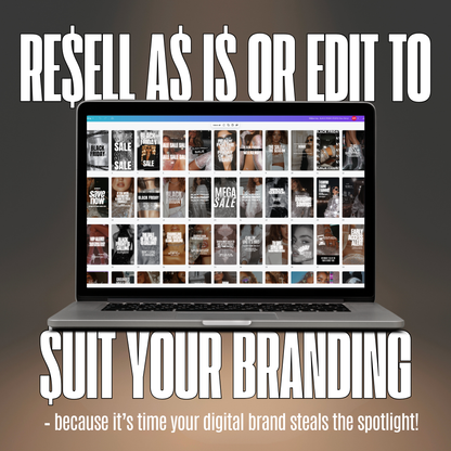 Black Friday Social Content - MRR+PLR - V1