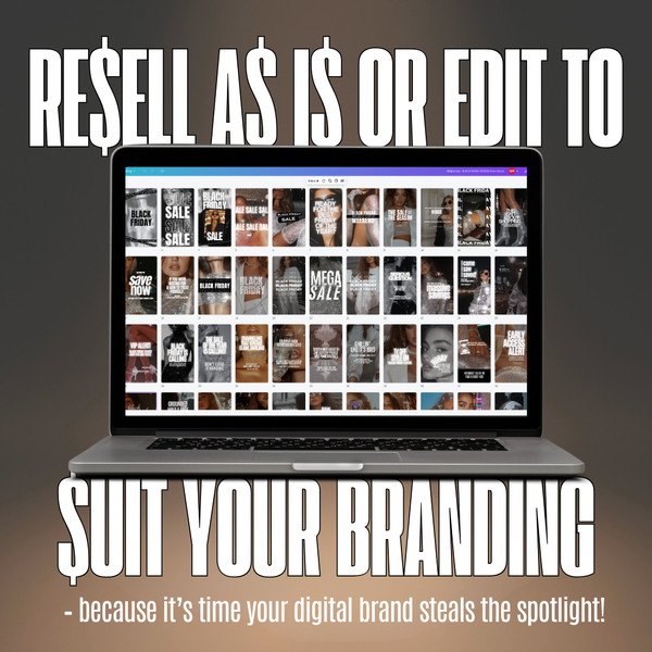 Black Friday Social Content - MRR+PLR - V1