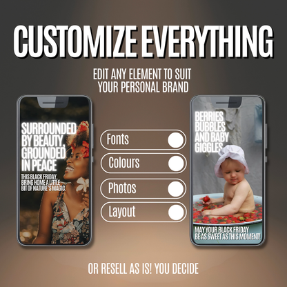 Black Friday Social Content - MRR+PLR - V2