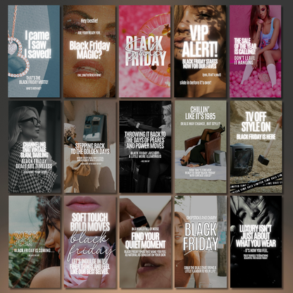Black Friday Social Content - MRR+PLR - V2