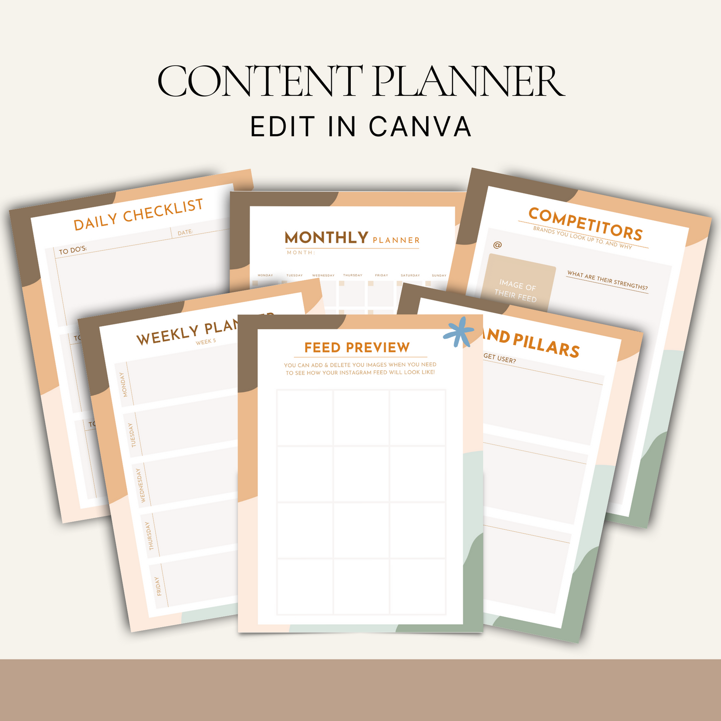 Social Media Branding & Content Planner