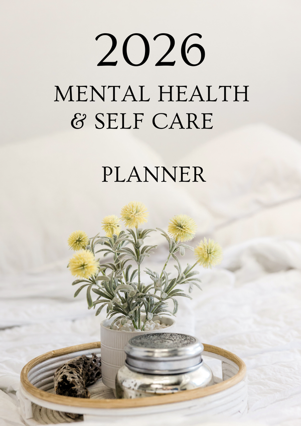2026 Mental Health & Self Care Planner - PLR MRR