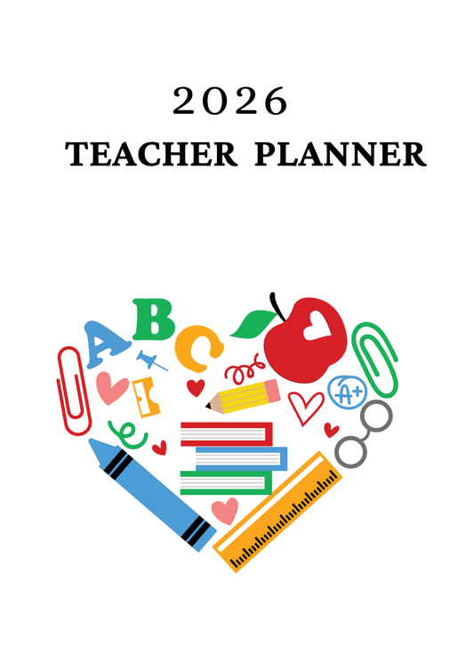 2026 Teacher Planner -PLR MRR