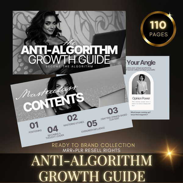 The Anti-Algorithm Growth Guide - MRR/PLR