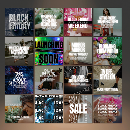 Black Friday Social Content - MRR+PLR - V2