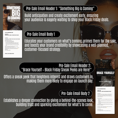 Black Friday Emails - MRR+PLR V1