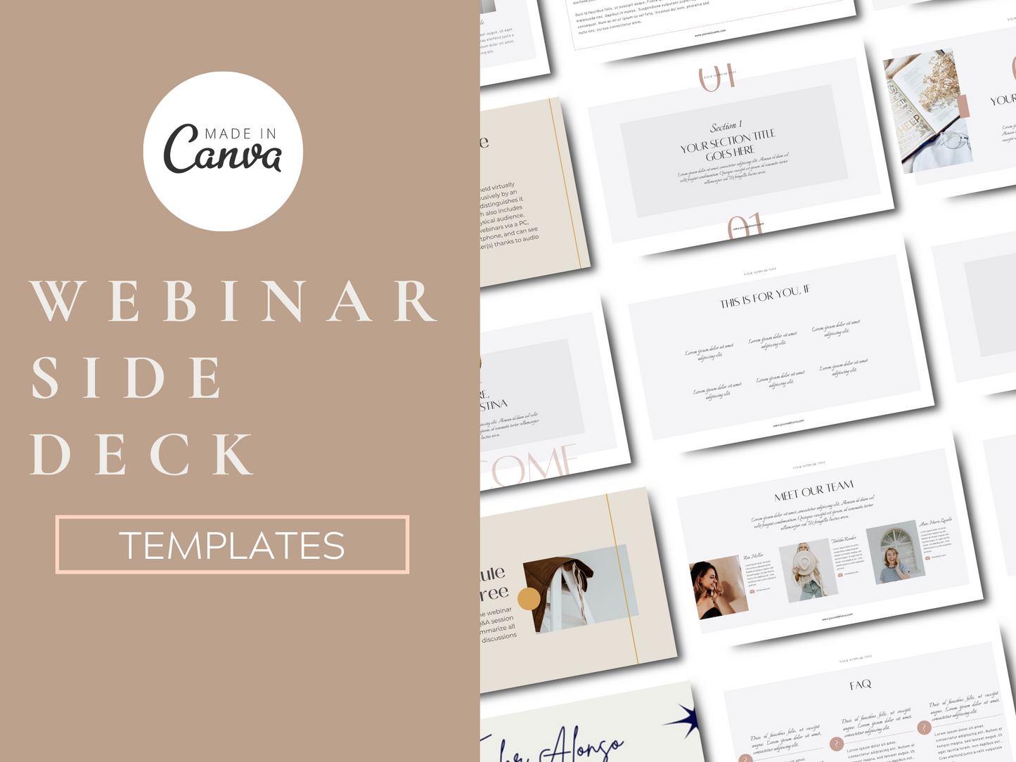 21 Page Canva Slide Deck Template