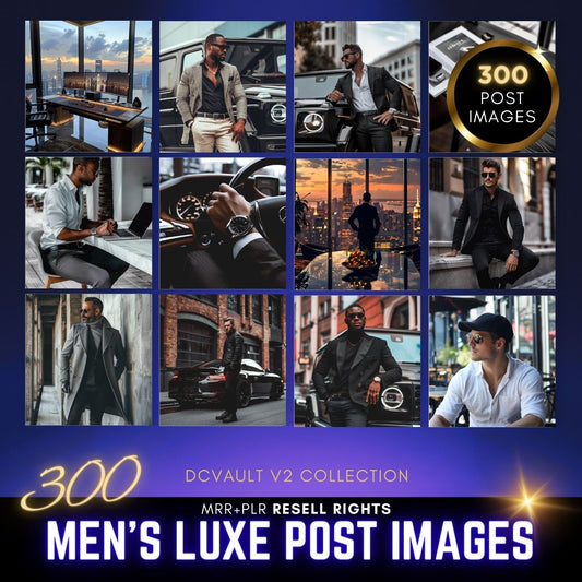 300 Men's Luxury Post images AI MRR+PLR