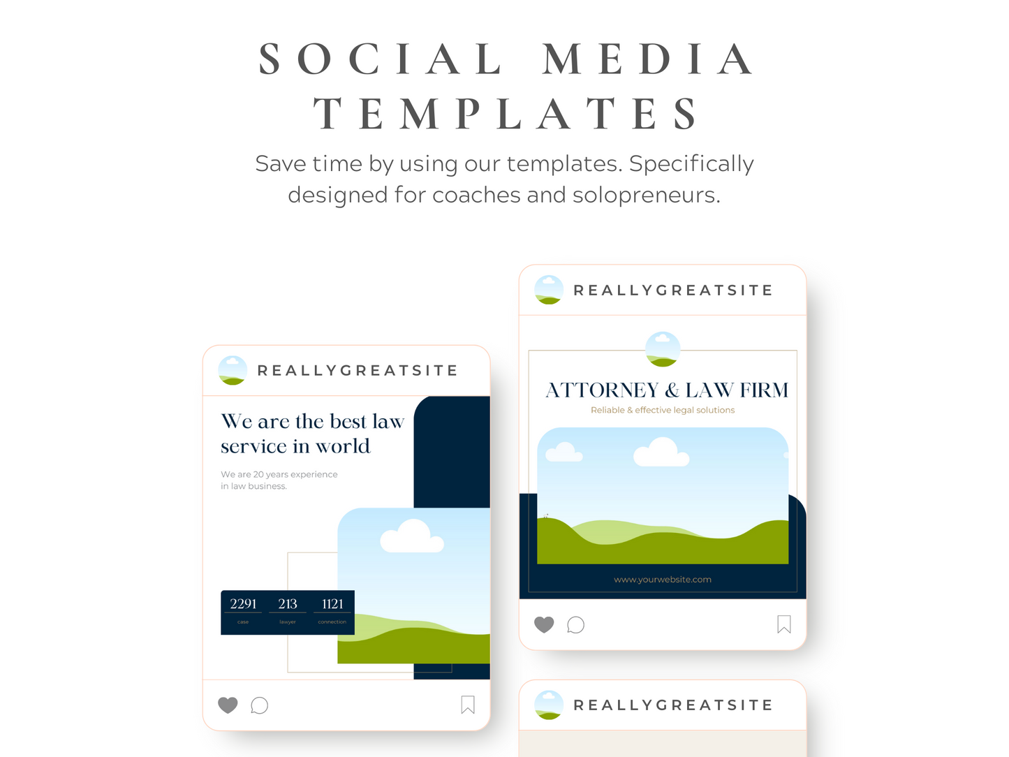 Law Canva Instagram Post Template