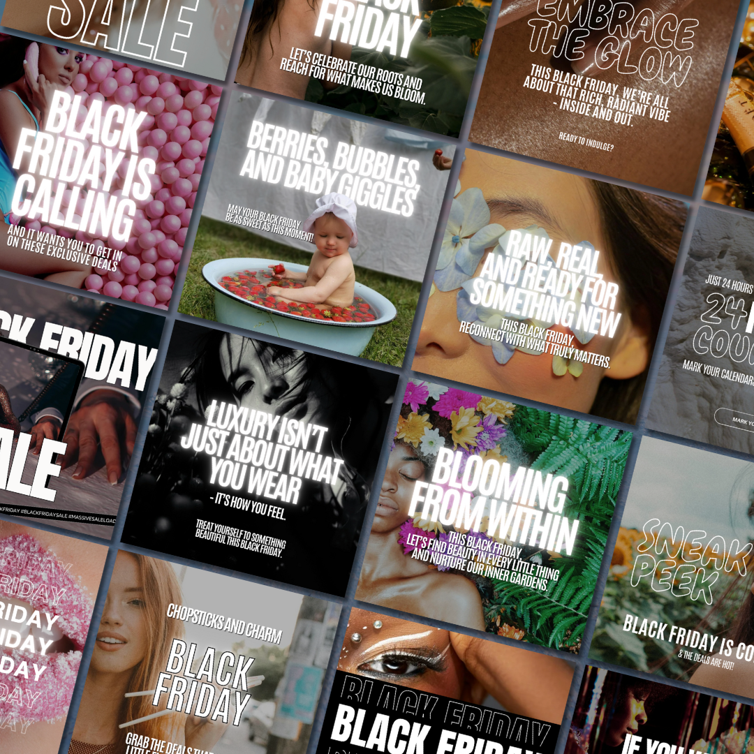 Black Friday Social Content - MRR+PLR - V2