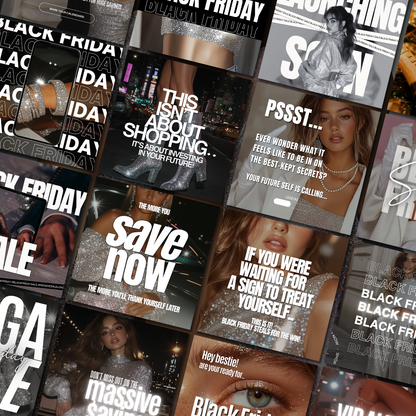 Black Friday Social Content - MRR+PLR - V1