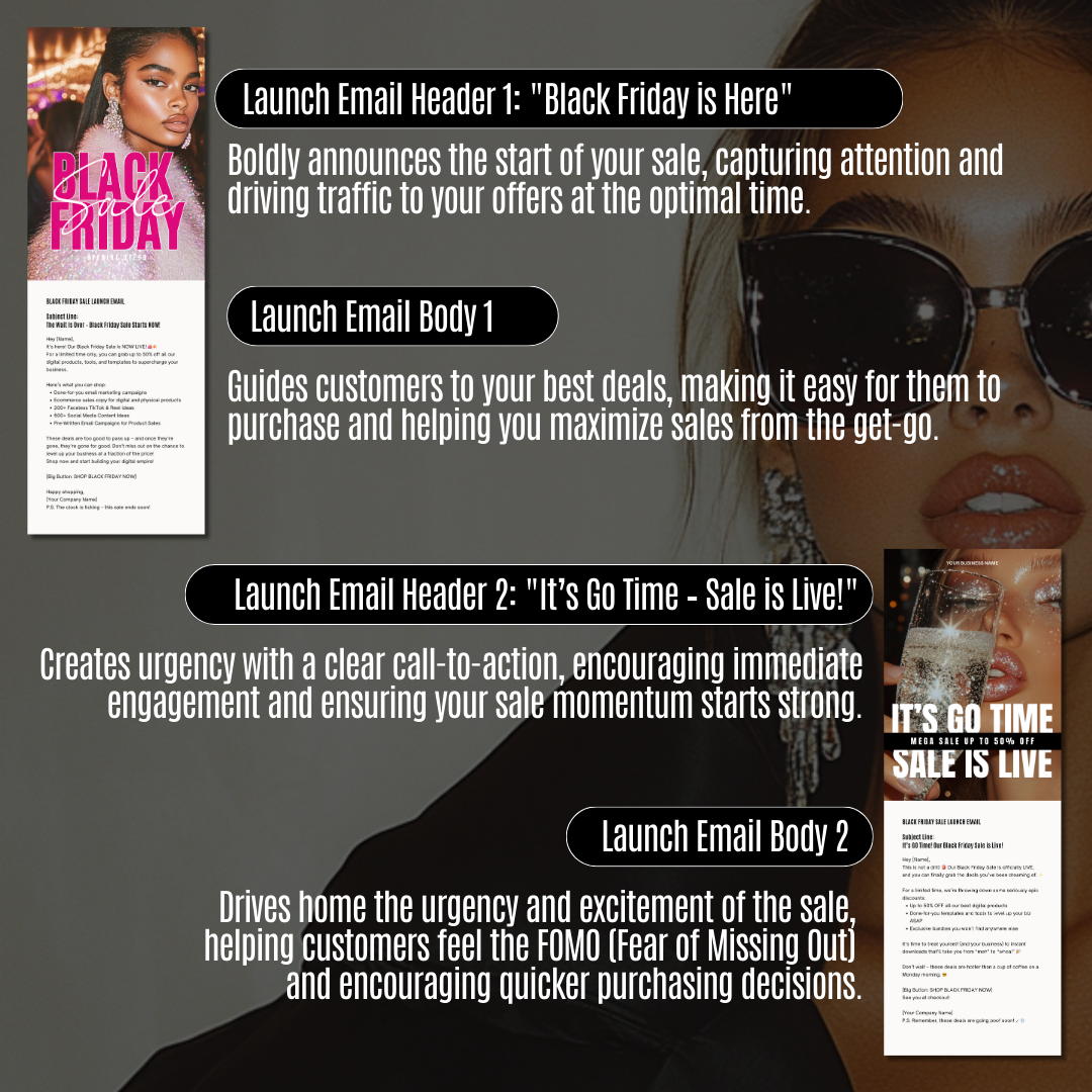Black Friday Emails - MRR+PLR V1