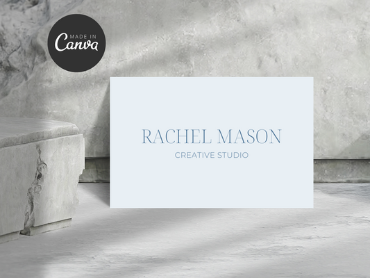 Business Card Canva Template