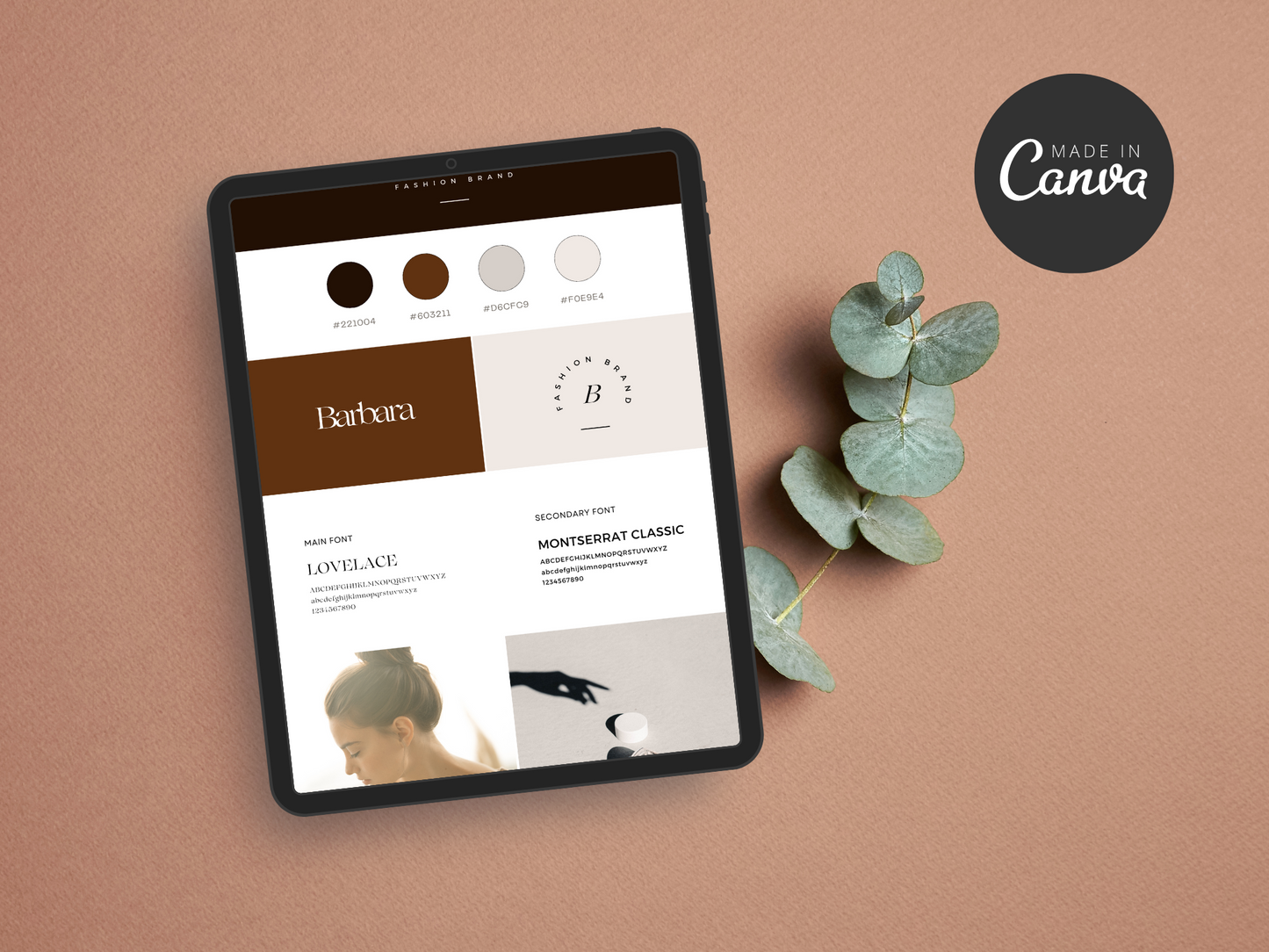 Brand Board Canva Template