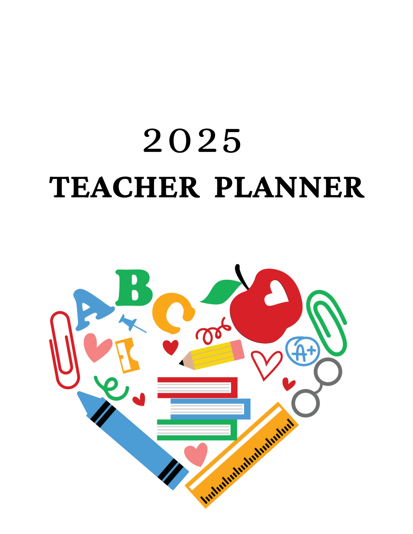 2025 Teacher Planner -PLR MRR