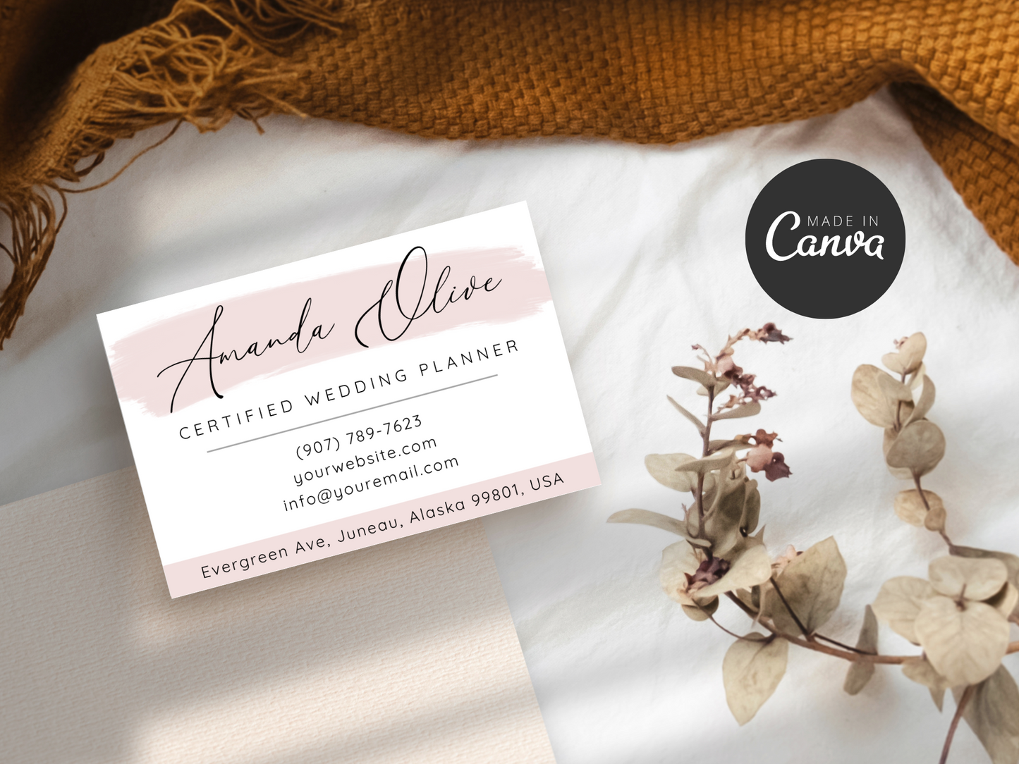 Business Card Canva Template