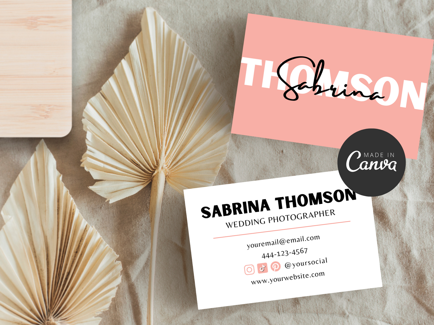 Business Card Canva Template