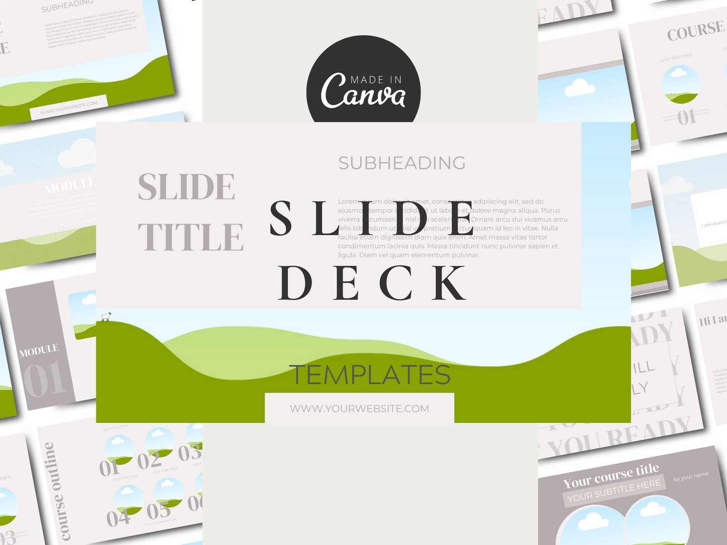 Page Webinar & Slide Deck Template